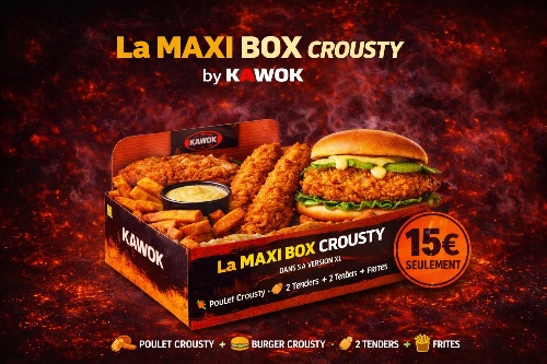 Photo du produit La Maxi Box crousty, non contractuelle