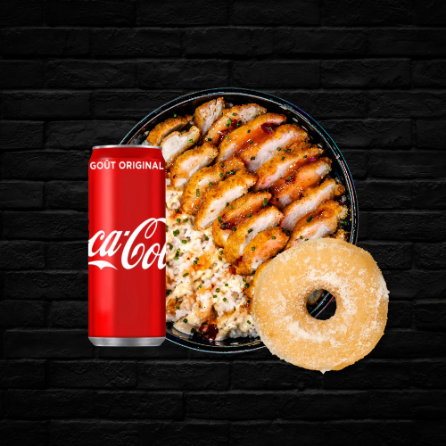 Photo du produit Menu Étudiant Poulet Chaï +Donuts, non contractuelle