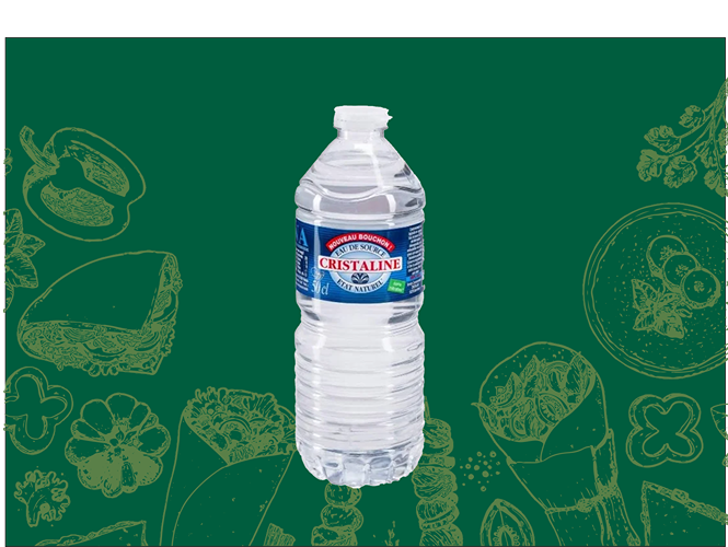 Photo du produit Eau 50cl, non contractuelle