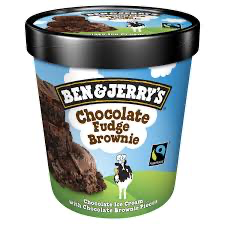 Photo du produit Ben & Jerry's Fudge Brownie, non contractuelle