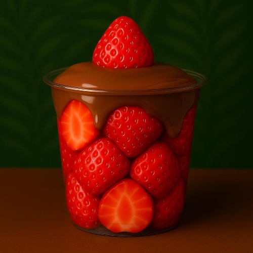 Photo du produit 🍓 Fraise Chocolat au Lait Pâtissier , non contractuelle
