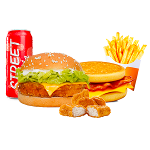 Photo du produit M17 - Chicken M + 5 nuggets, non contractuelle