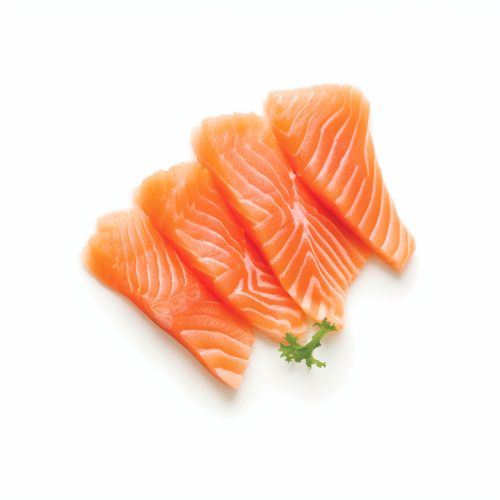 Photo du produit Sashimi Saumon x6, non contractuelle