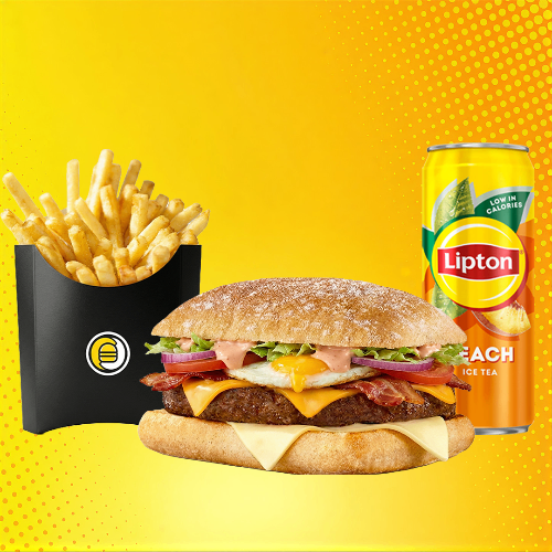 Photo du produit Menu burger le 180 deluxe, non contractuelle