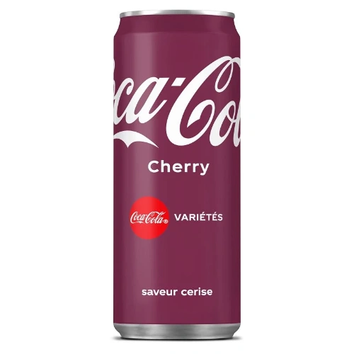 Photo du produit Coca Cola Cherry 33 cl, non contractuelle