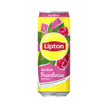 Photo du produit Lipton Ice Tea Framboise 33 cl, non contractuelle