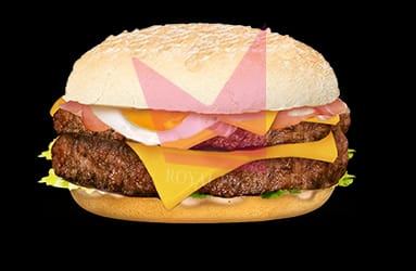 Photo du produit Big bacon burger, non contractuelle