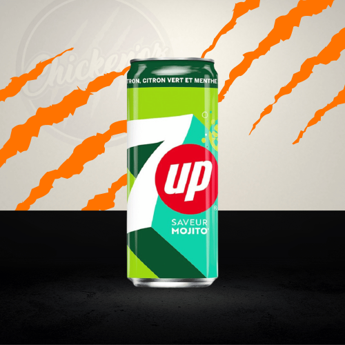 Photo du produit 7Up Mojito 33cl, non contractuelle