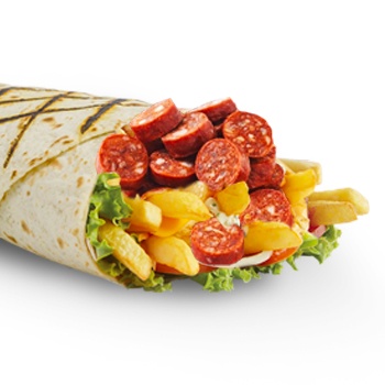 Photo du produit Menu Classics Merguez Tacos, non contractuelle