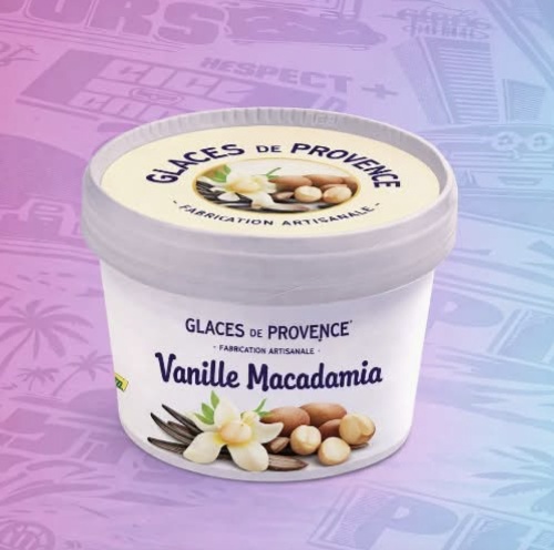 Photo du produit Glace Vanille Macadamia, non contractuelle
