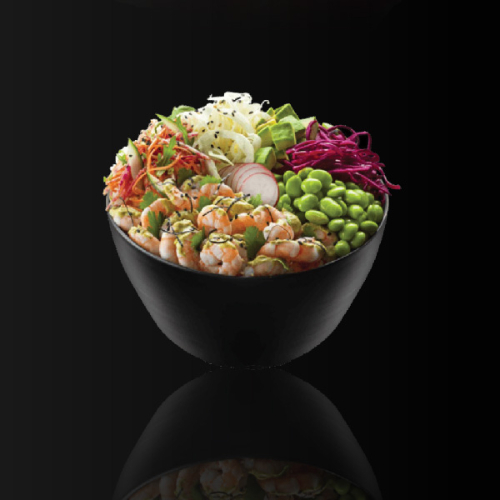 Photo du produit Pokébowl crevettes, non contractuelle
