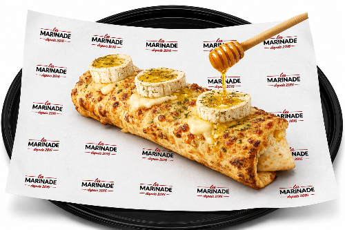 Photo du produit Roulé Chèvre-Miel Gratiné 🍯, non contractuelle