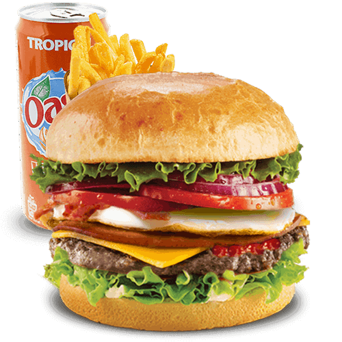Photo du produit Menu Le Pepper Burger, non contractuelle