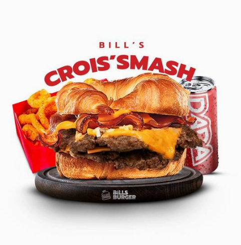 Photo du produit Menu Bill's Crois'Smash (BIG) 🥐👀, non contractuelle