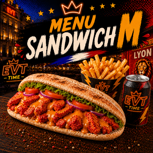 Photo du produit Menu Sandwich M 🍟🥤, non contractuelle