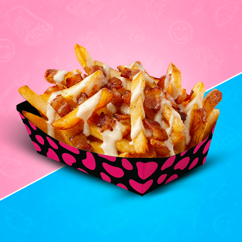 Photo du produit Frite Sauce Fromagère Bacon, non contractuelle