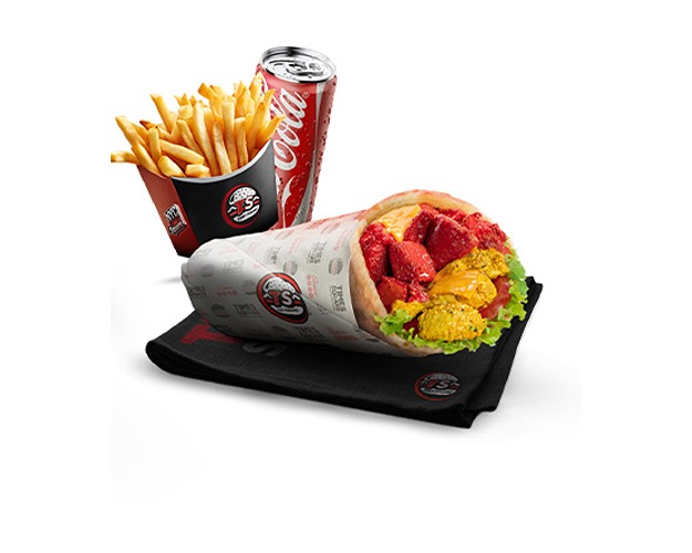 Photo du produit Menu Naan Chicken Mixte, non contractuelle