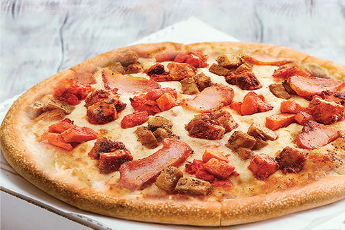 Photo du produit Pizza Indienne (base crème), non contractuelle