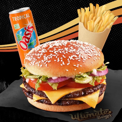 Photo du produit Menu Double Whoop’s, non contractuelle