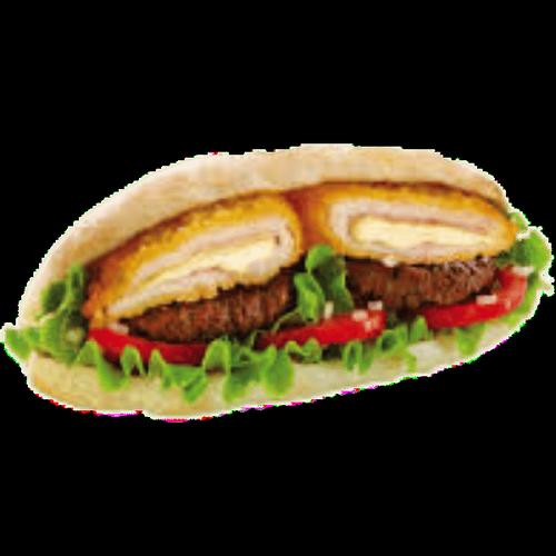 Photo du produit Le Double Impact Dwich' 🥩🥩 🥖, non contractuelle