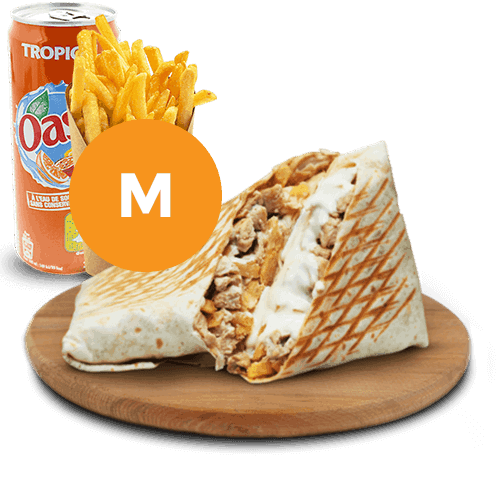 Photo du produit Menu Tacos 1 Galette (Taille M), non contractuelle