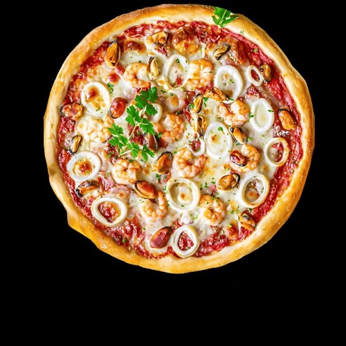 Photo du produit Pizza Fruits de mer 🐙, non contractuelle