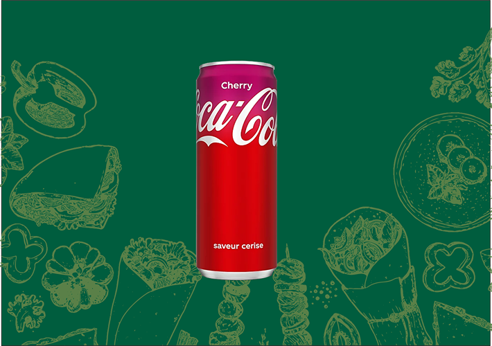 Photo du produit Coca Cola Cherry 33cl, non contractuelle