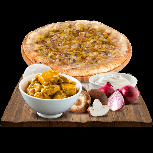 Photo du produit Pizza Indienne, non contractuelle