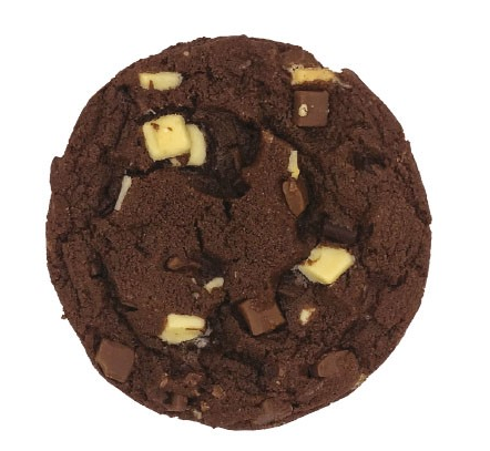 Photo du produit Cookie cuit cacao trois chocolat, non contractuelle