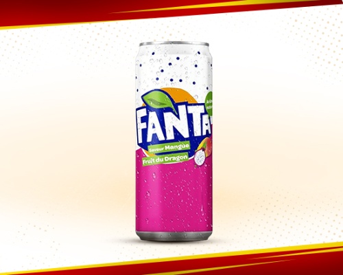 Photo du produit Fanta fruit du dragon 33 cl, non contractuelle