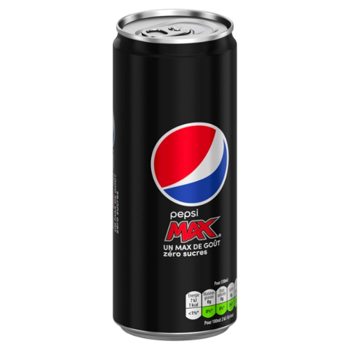 Photo du produit Pepsi Max 33 cl, non contractuelle