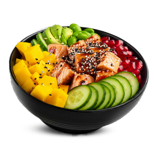 Photo du produit Poki Saumon cuit, non contractuelle