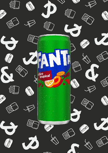 Photo du produit Fanta Tropical 33cl, non contractuelle