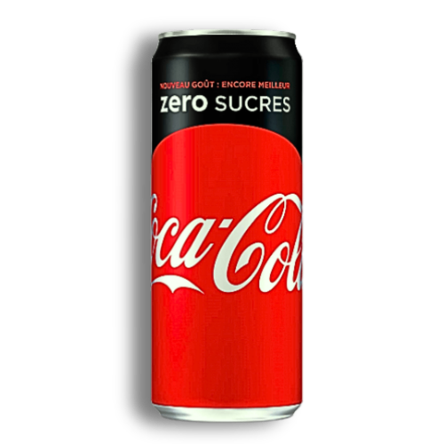 Photo du produit Coca-Cola Zéro 33cl, non contractuelle