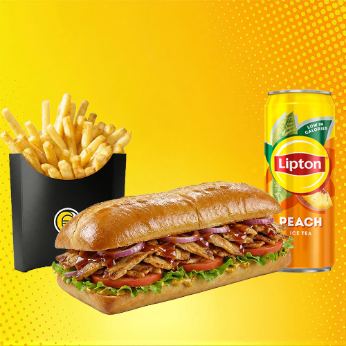 Photo du produit Menu sandwich kebab, non contractuelle