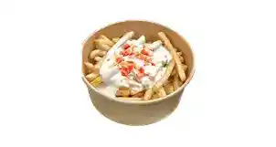 Photo du produit Frites sauce fromagère lardons 🍟🫕🥓, non contractuelle