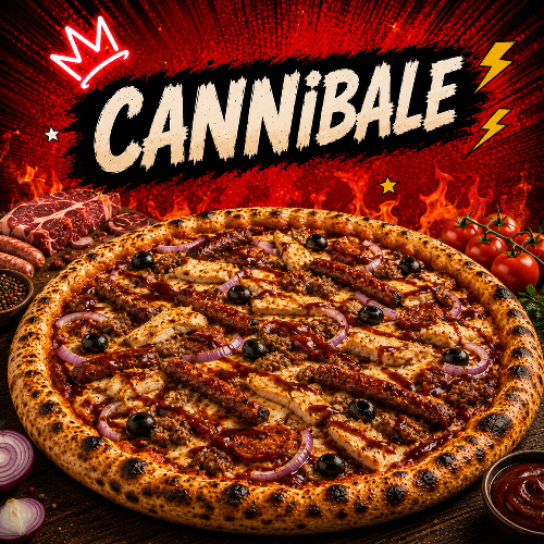 Photo du produit Cannibale Pizza, non contractuelle