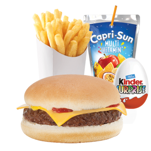 Photo du produit Menu Kids Cheese burger, non contractuelle