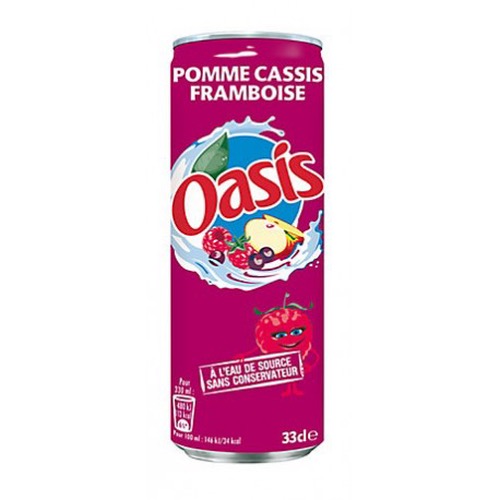 Photo du produit Oasis Pommes Cassis 33cl, non contractuelle