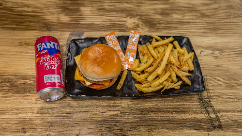 Photo du produit Double Cheese Burger 🍔, non contractuelle
