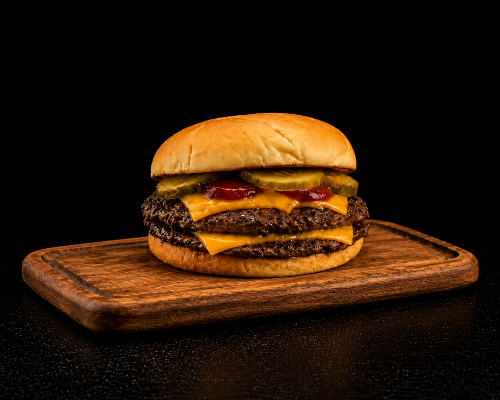 Photo du produit Smash double Cheese, non contractuelle