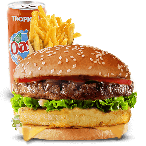 Photo du produit Menu Crousty Burger, non contractuelle
