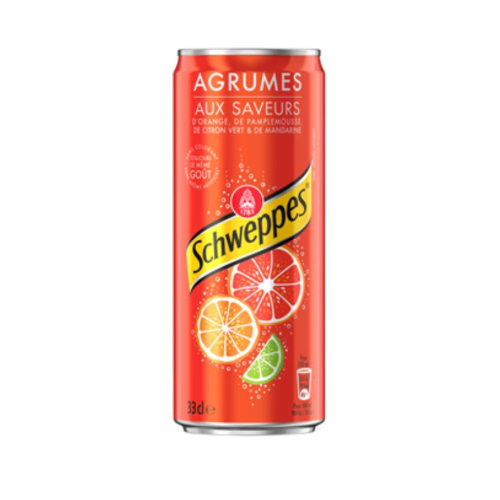Photo du produit Schweppes Agrumes 33 cl, non contractuelle