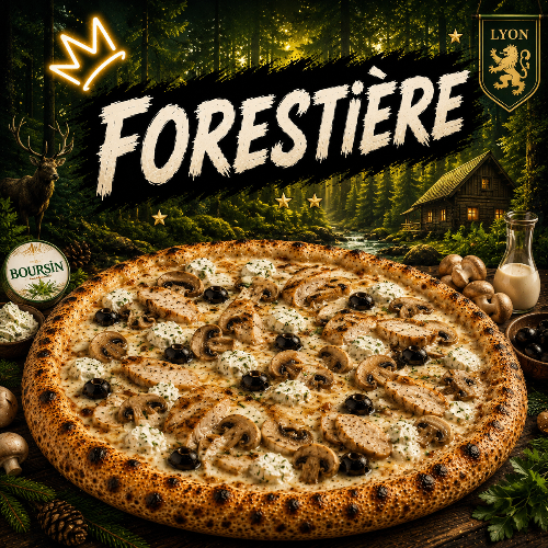 Photo du produit Forestière Pizza, non contractuelle