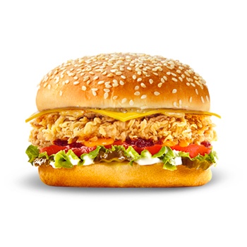 Photo du produit Menu Chick'N Burger, non contractuelle