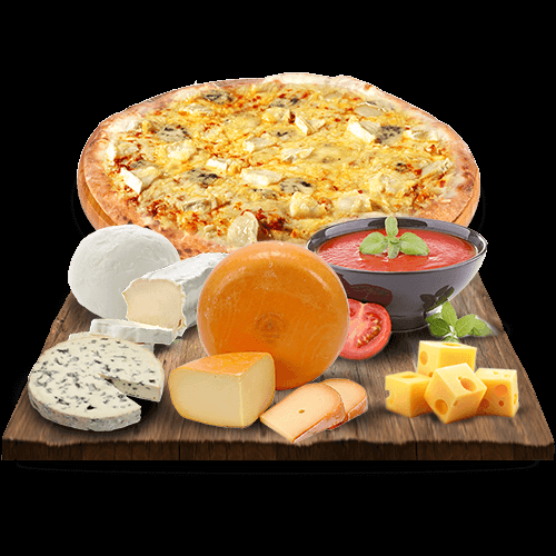 Photo du produit Pizza 4 Fromages, non contractuelle