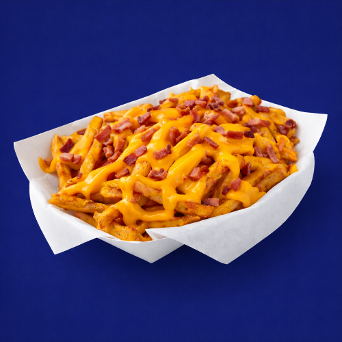 Photo du produit Frites cheddar lardon, non contractuelle