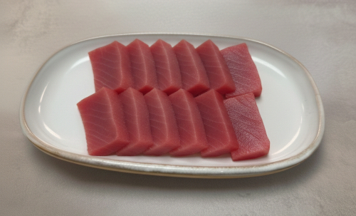 Photo du produit Sashimi thon x 12, non contractuelle