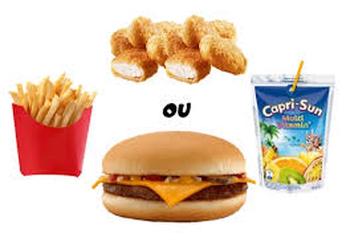 Photo du produit Menu Enfant Hamburger, non contractuelle