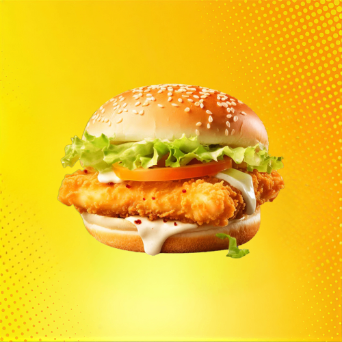 Photo du produit Fish burger, non contractuelle